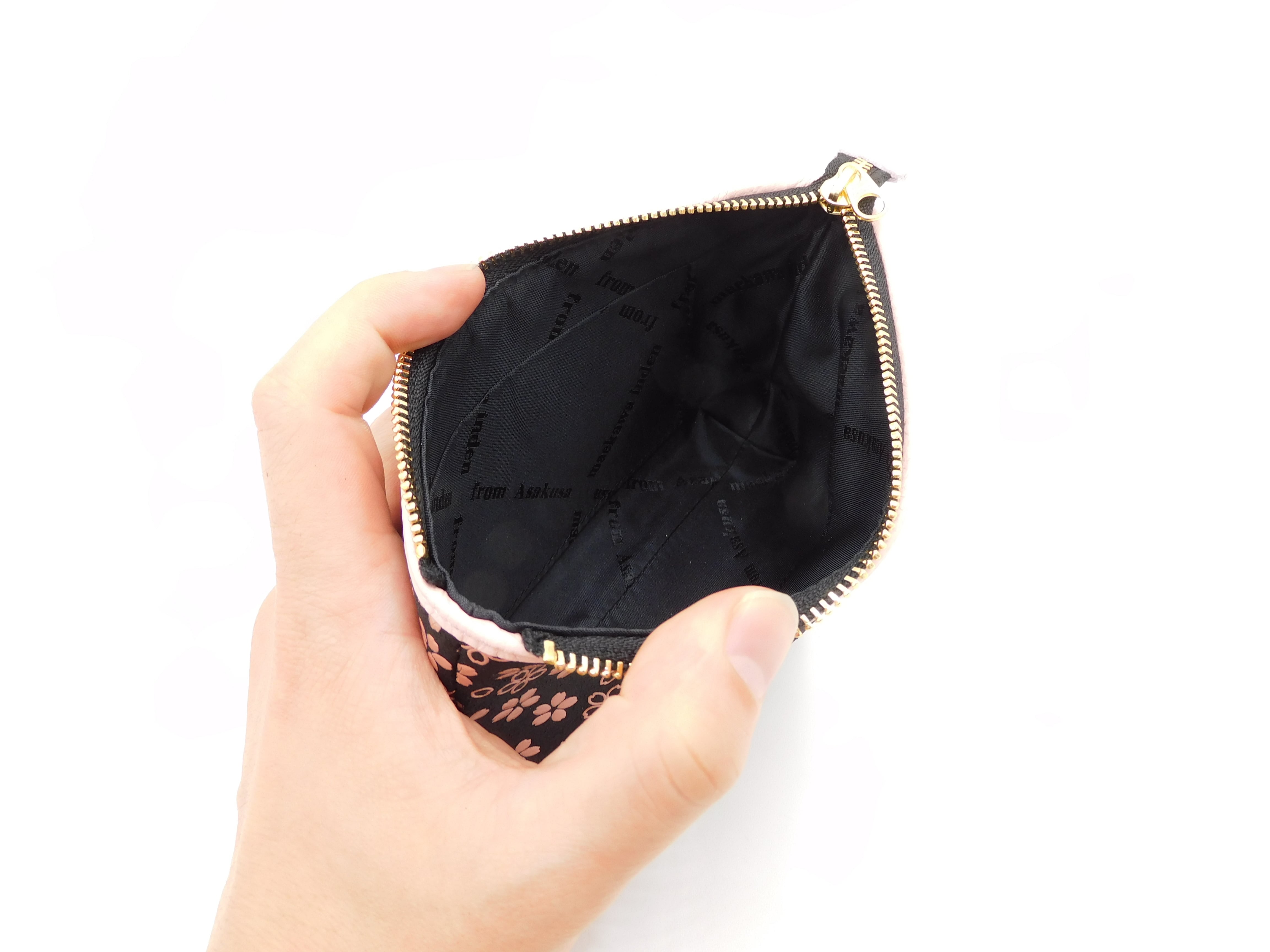 キティ印傳 ポーチ 桜柄 | 浅草前川印傳｜公式オンラインショップ