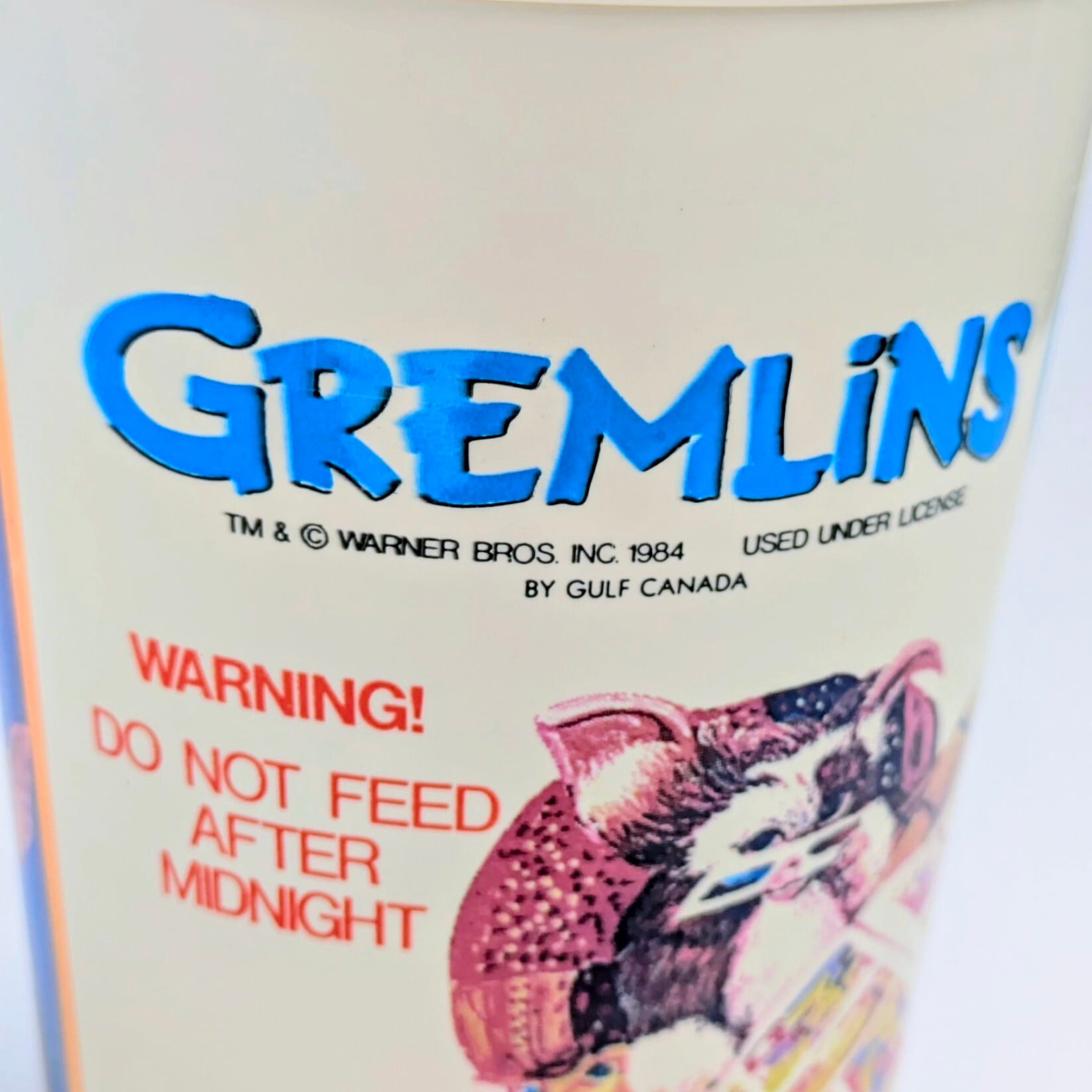 ☆VINTAGE1984☆【 Gremlins / グレムリン 】1984年製 Gremlins × Gulf × 7up プロモーション用シアターカップ / ドリンクカップ　〚アメリカン雑貨 アメトイ〛