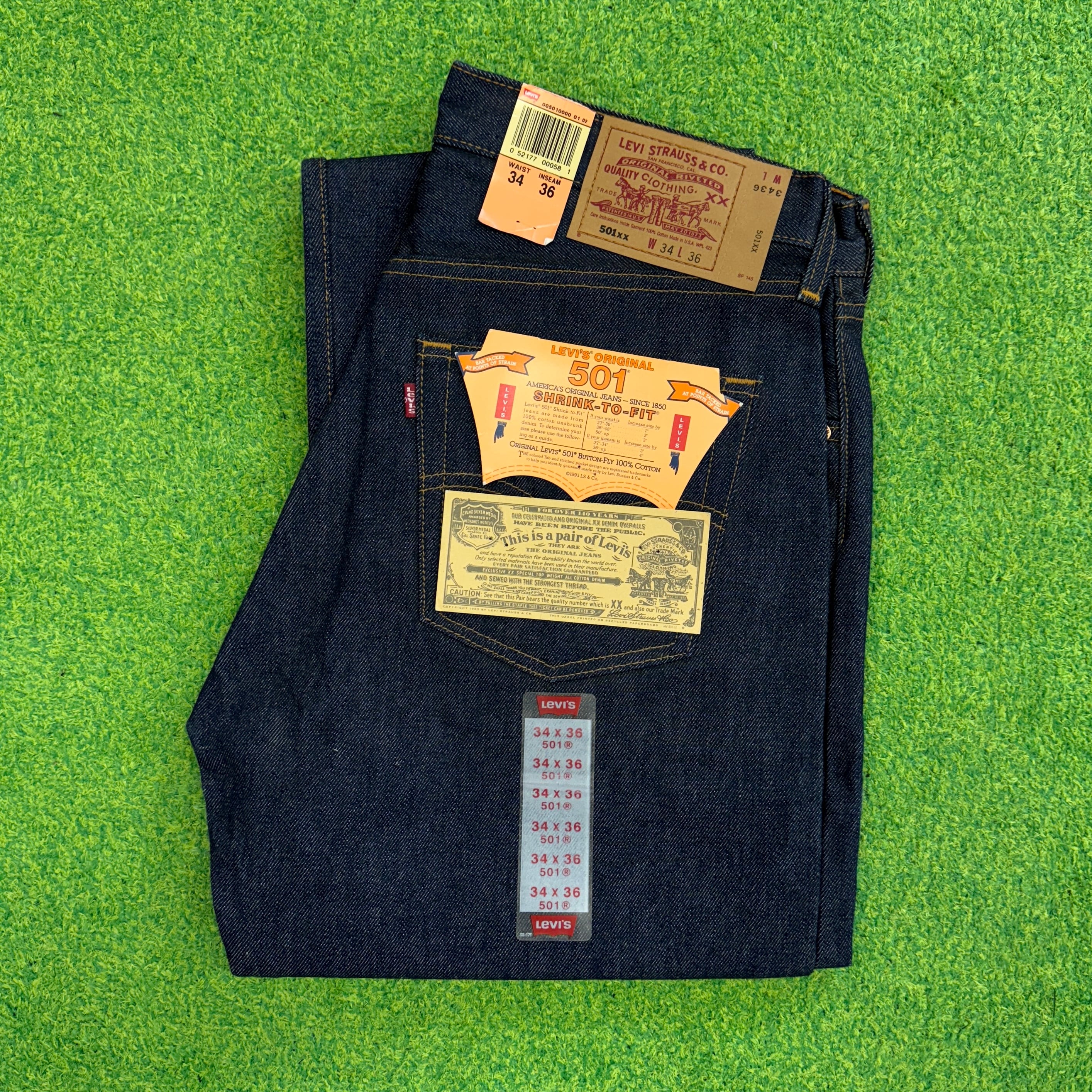 90'S LEVI'S 501 USA製 JEANS（SUPER DEAD STOCK）W34L36 | VIWONE