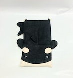 【ショルダーベルトなし】スマホポシェット　ミニショルダー　シャチ｜とりさん工房ーかわいいハンドメイドポーチ