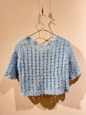 Handmade Mohair Openwork Knit Cardigan