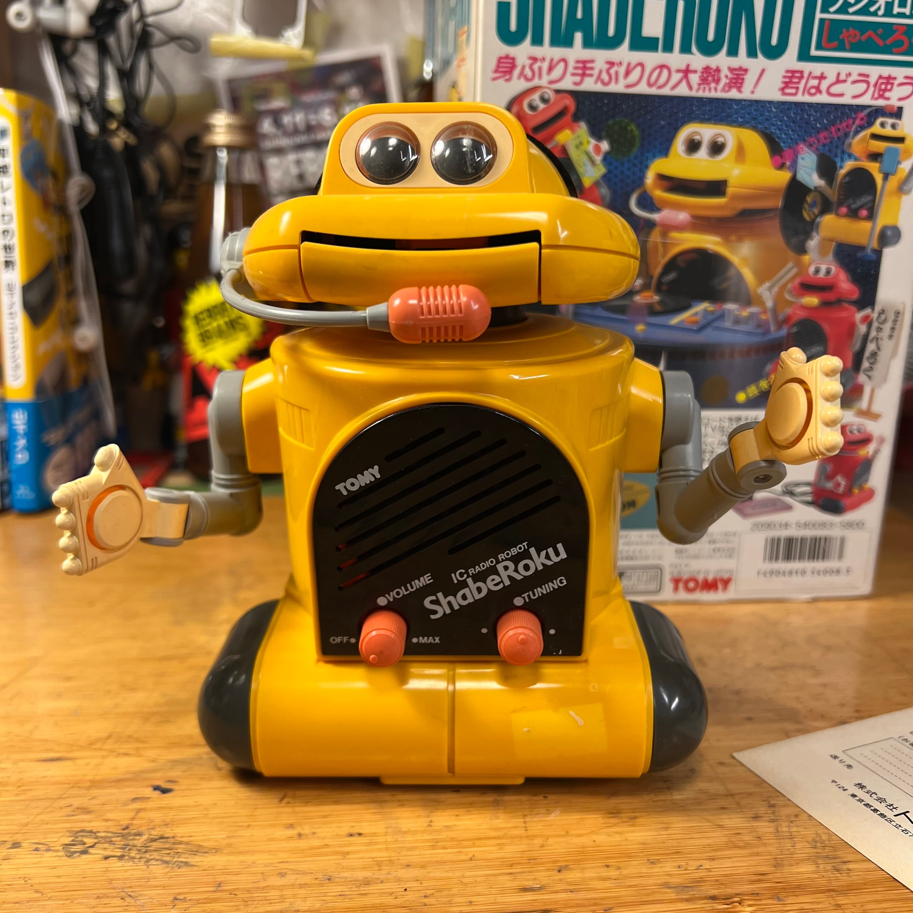 メンテ完動品]TOMY ShabeRoku ロボットラジオ | stability