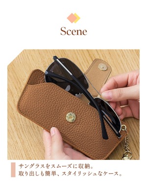 メガネケース 本革 スリム フック付き 眼鏡ケース メガネストラップ 大人 おしゃれ 軽量 かわいい レディース サングラス ケース コンパクト トラベル グラスケース ケース 携帯用 ポータブル