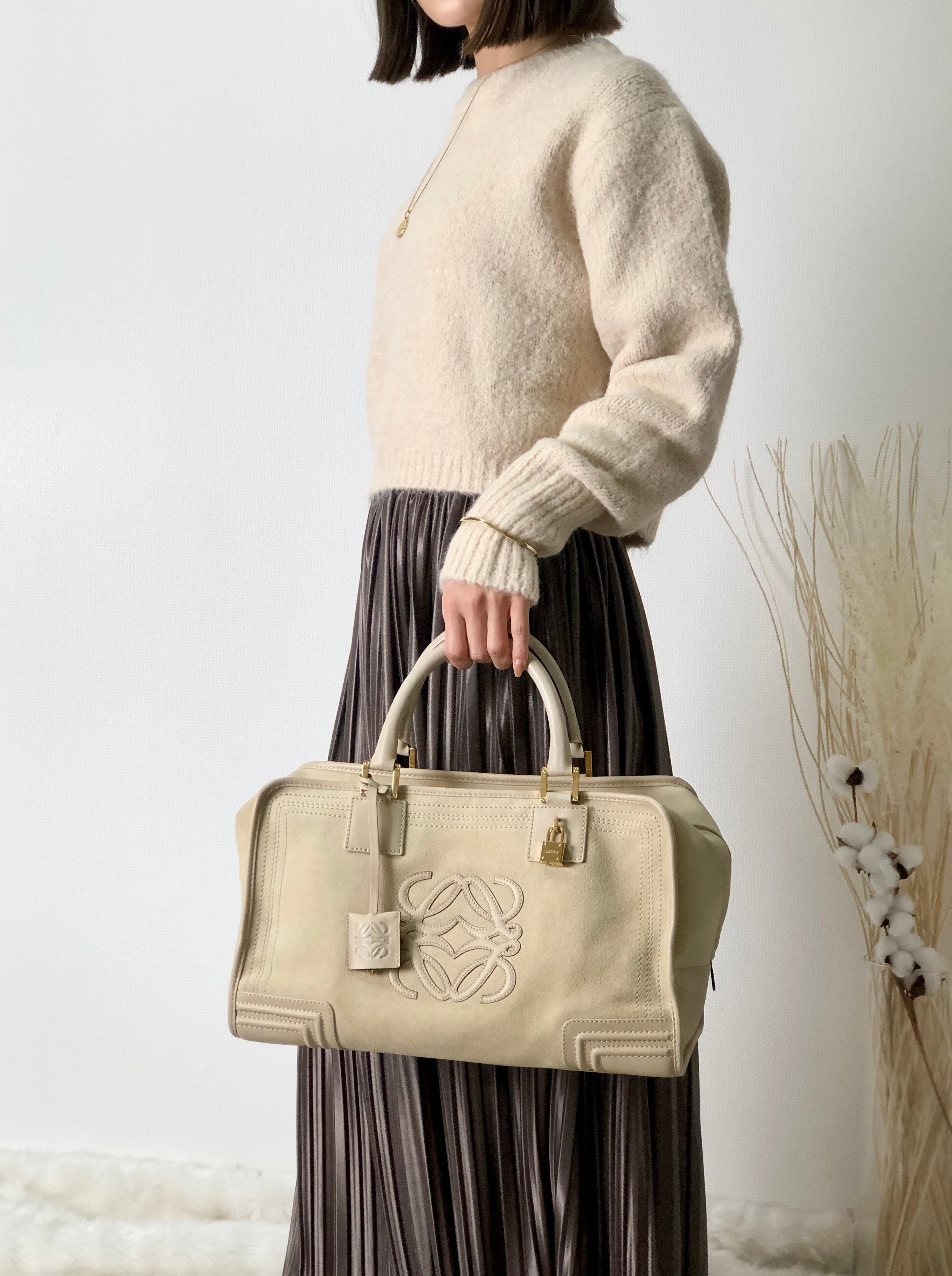 LOEWE  ロエベ　アマソナ　スエード　バッグ