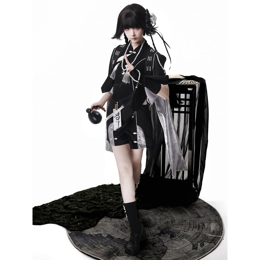ゴスロリ 軍服 皇子系 黒 セットアップ メンズロリィタ | ロリータ
