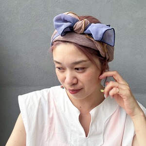 【irodori】Airy Tie Turban(IRJ-715)　ヘアターバン