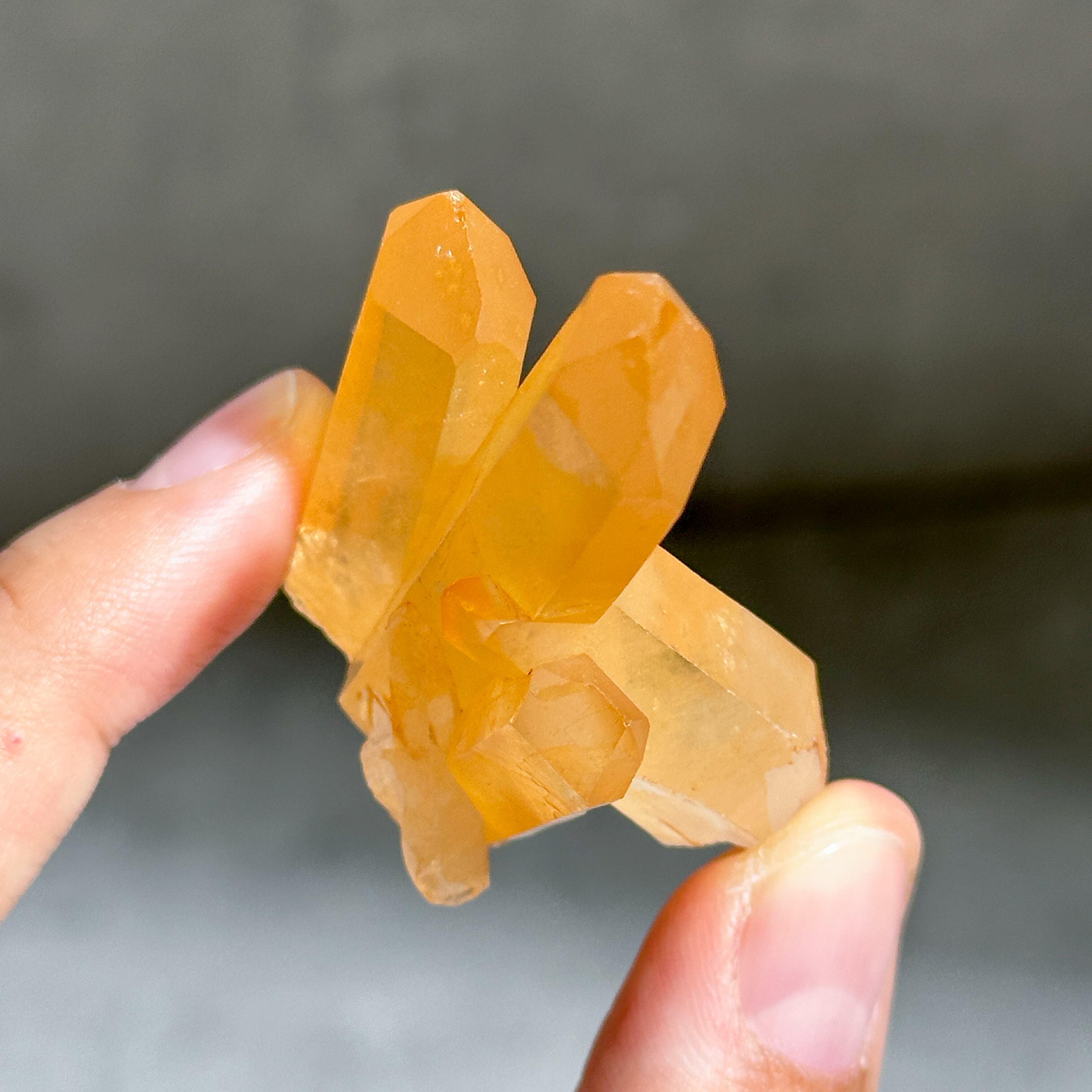 ミナスジェライス産タンジェリンクォーツ クラスター71◇ Tangerine