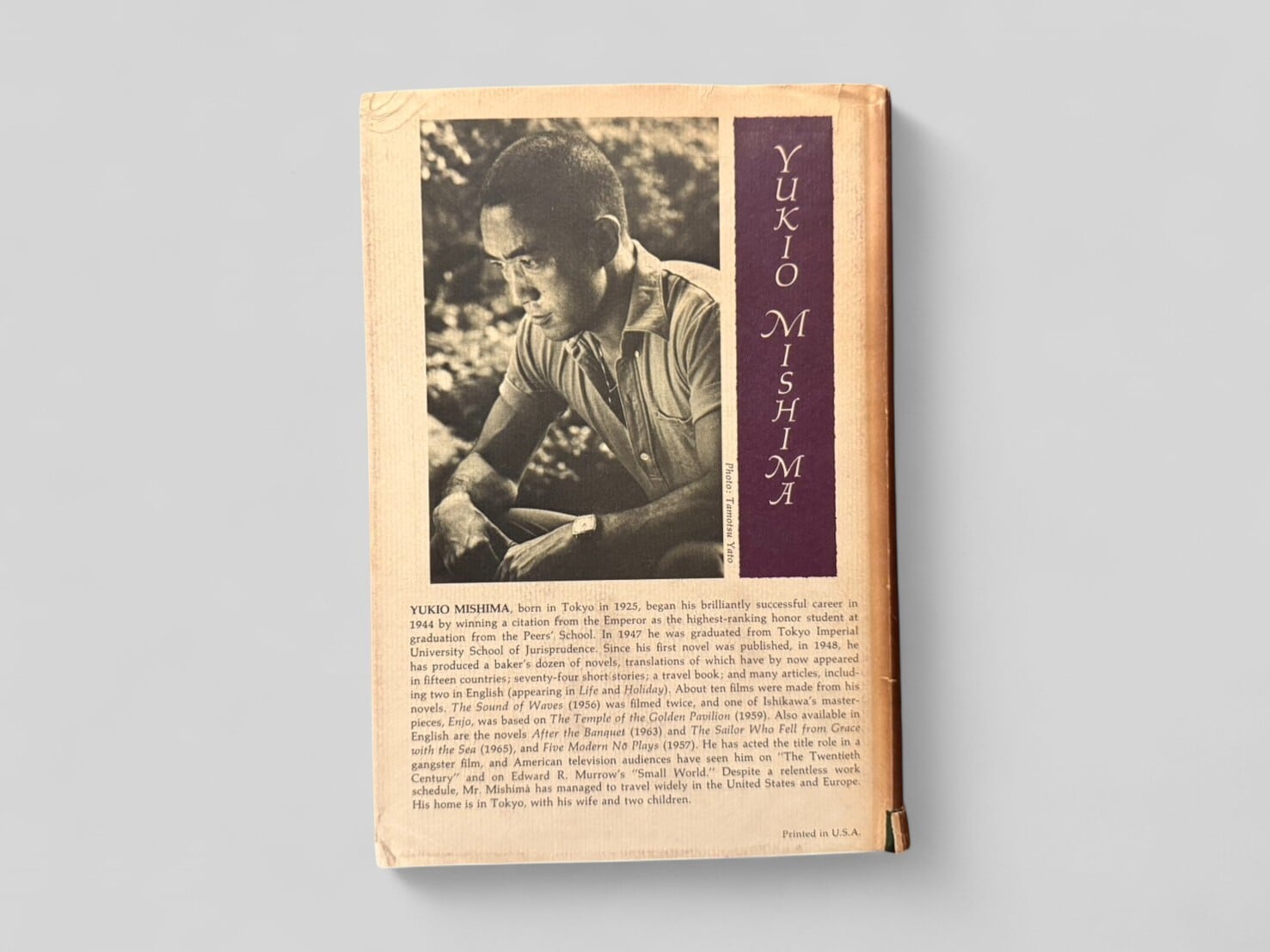 SJ593】【FIRST U.S EDITION】Forbidden Colors(1968) / Yukio Mishima