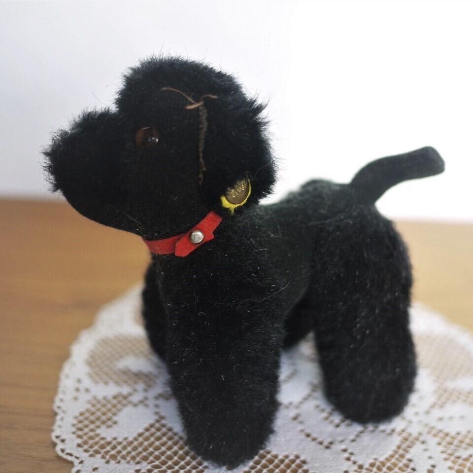 STEIFF シュタイフ 黒犬 Blacky Poodle
