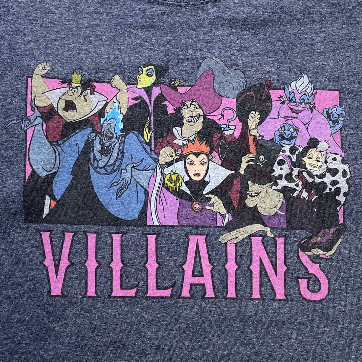 Disney公式 MALEFICENTプリントTシャツ ディズニー ヴィランズ Disney VILLAINS ディズニー ヴィランズ キャラクタープリントTシャツ