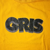 〈 GRIS 24SS 〉 Wide T Shirt "Tシャツ" / Yellow / size L&XL