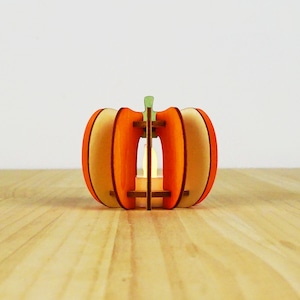 「かぼちゃ」木製ミニランプ