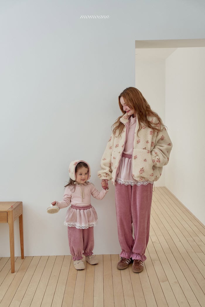 サテンジョガーパンツ mama / Momoann 26winter / 韓国子供服 LILIKIDS