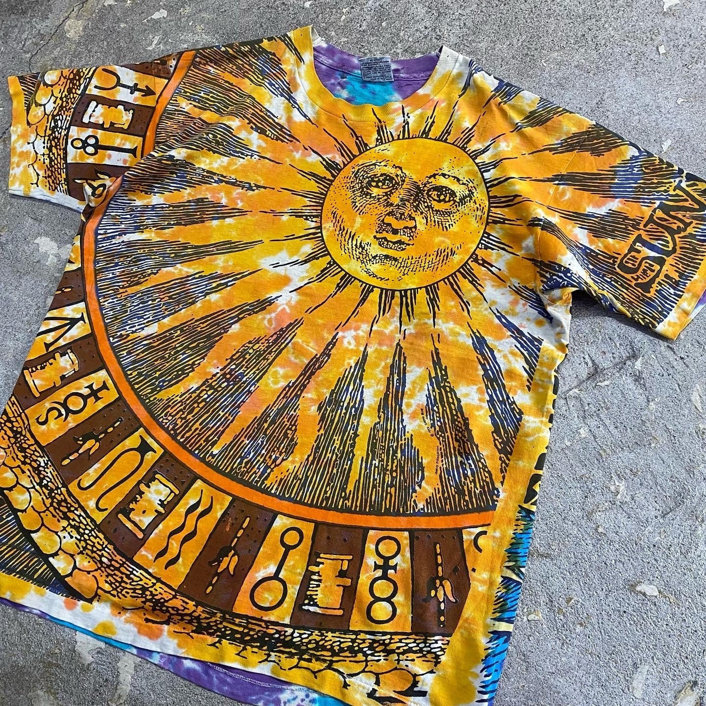 LIQUID BLUE 星座 Tシャツ XXL 90s 古着 90s Liquid Blue 