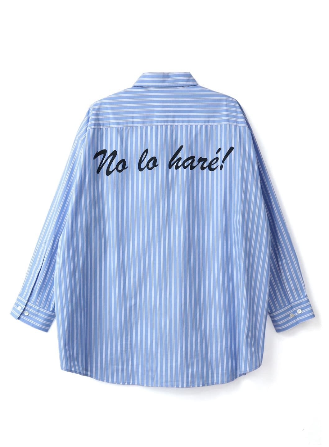 COEL(Ladies)】COEL×Desafioバックロゴビッグシャツ ブルーM