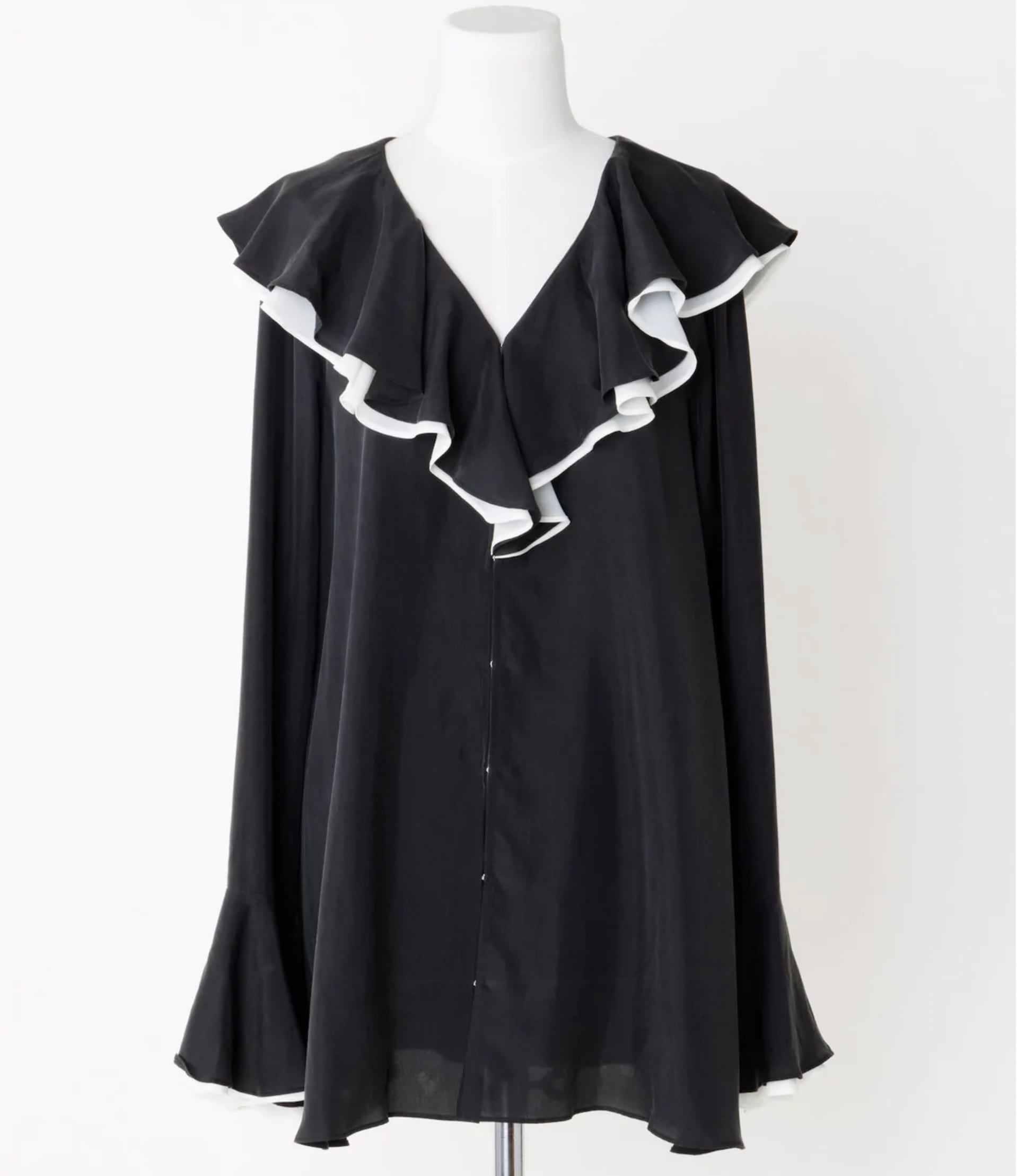 23SS】FETICO フェティコ / RUFFLED SILK MINI DRESS | TRENT 23SS】FETICO フェティコ / RUFFLED SILK MINI DRESS | TRENT