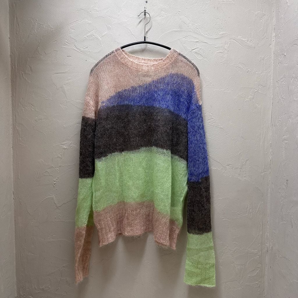_J.L-A.L_ ジェイラル 24AW Fletch Hoodie ニットフーディ グレー size