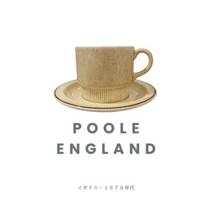 カップ&ソーサー POOLE ENGLAND