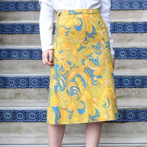 *SPECIAL ITEM* 60's USA VINTAGE PAISLEY PATTERNED SKIRT/60年代アメリカ古着ペイズリー柄スカート