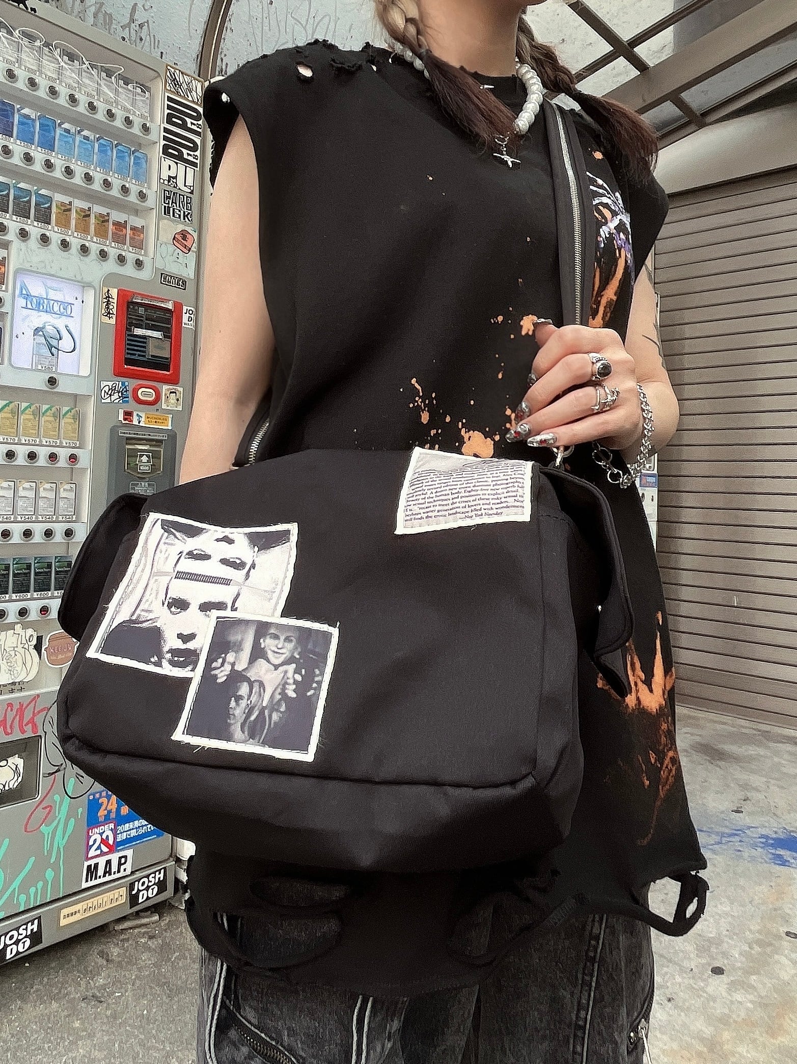 THOG25】zip print bag | OVERTURE WEB SHOP