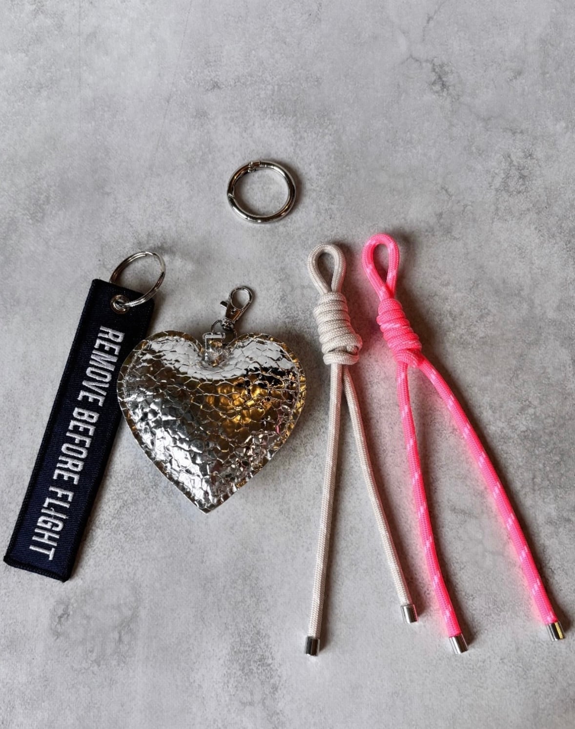 VERY 掲載】◼︎coco vanilla バッグチャーム◼︎ストラップ 【Silver