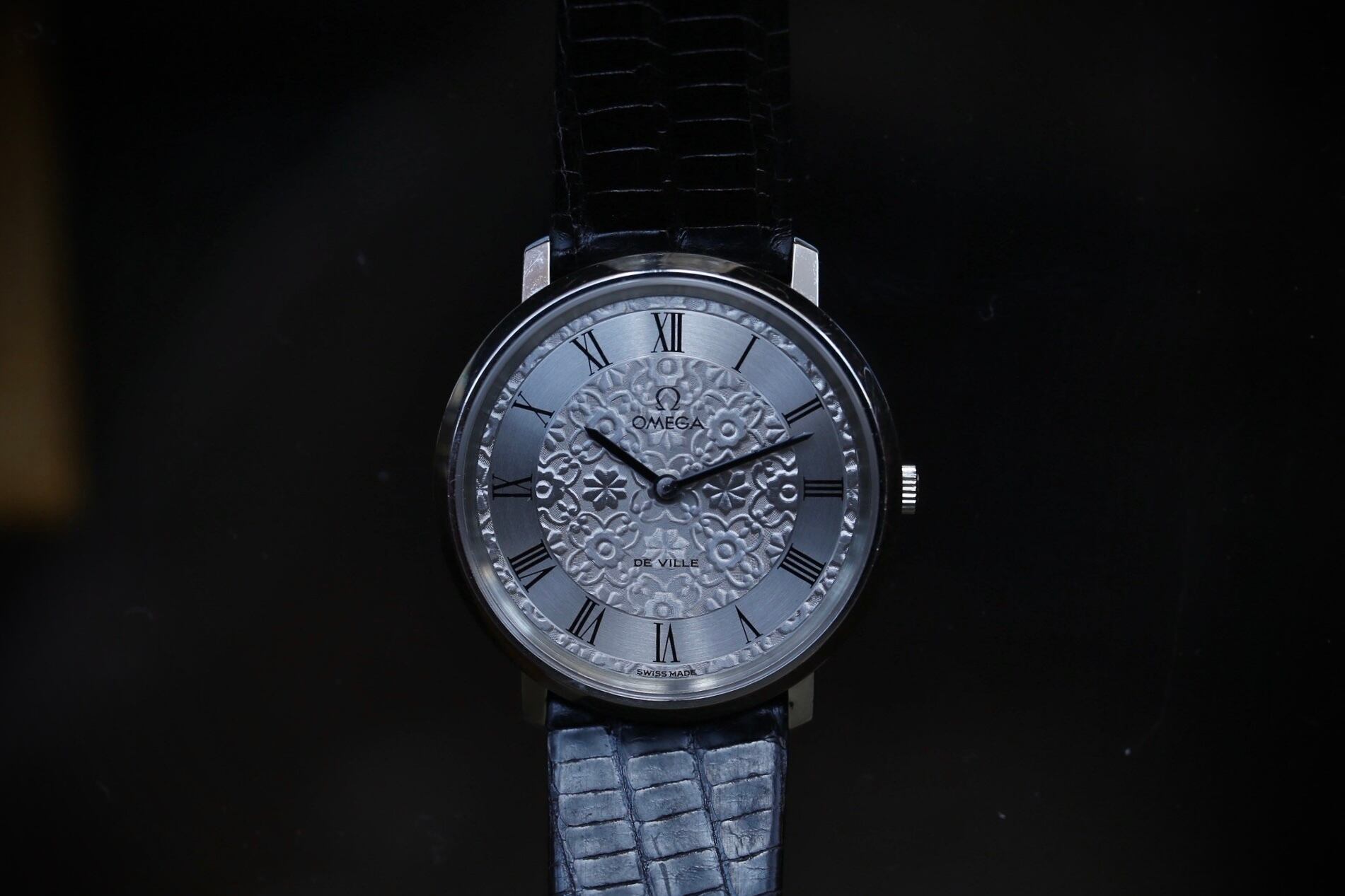正規品【動作確認済み】OMEGA 手巻き/デビル DeVille 機械式 稼働 OMEGA】1960's オメガ シーマスター デビル デイト ワンピースケース