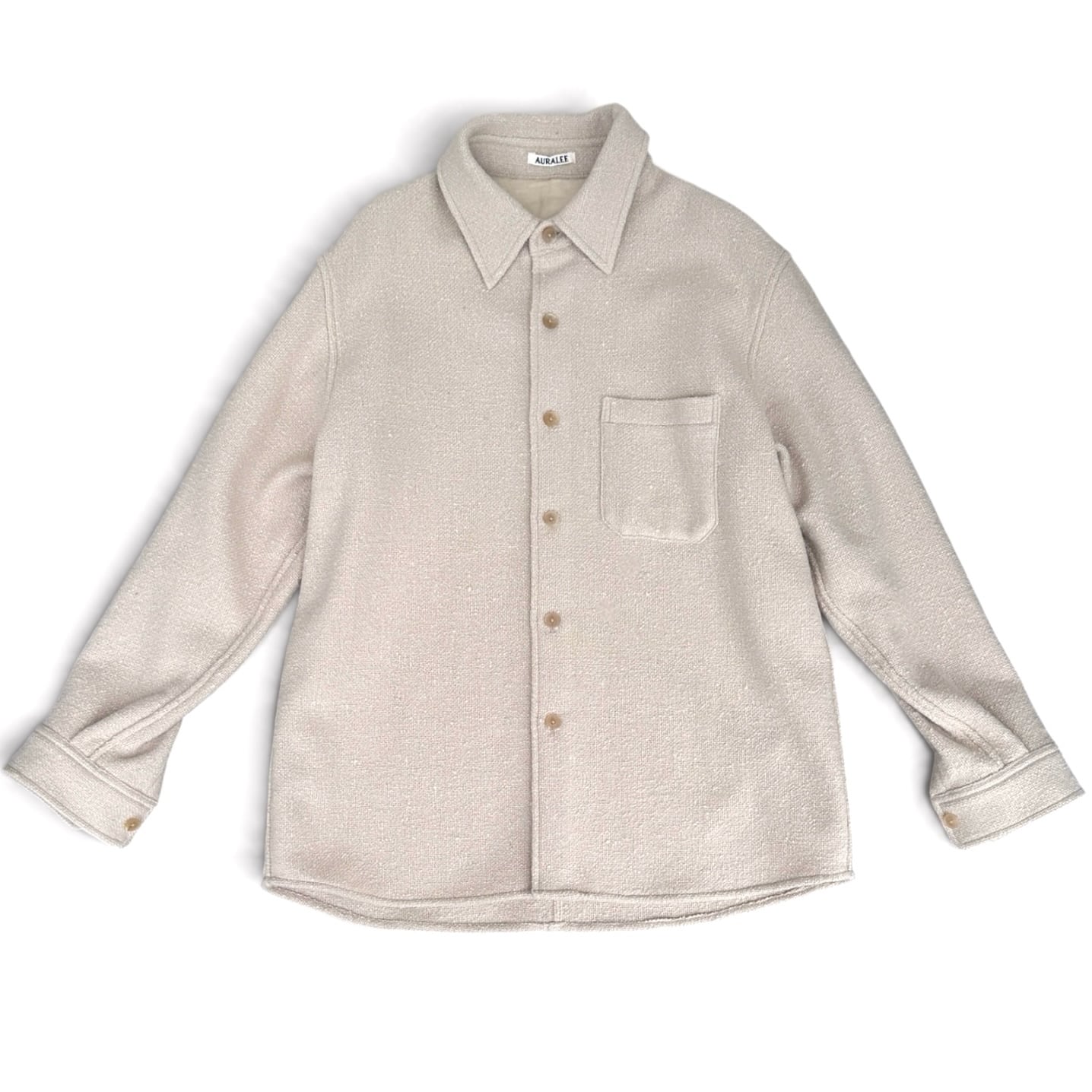 AURALEE  [HOMESPUN TWEED SHIRT BLOUSON]