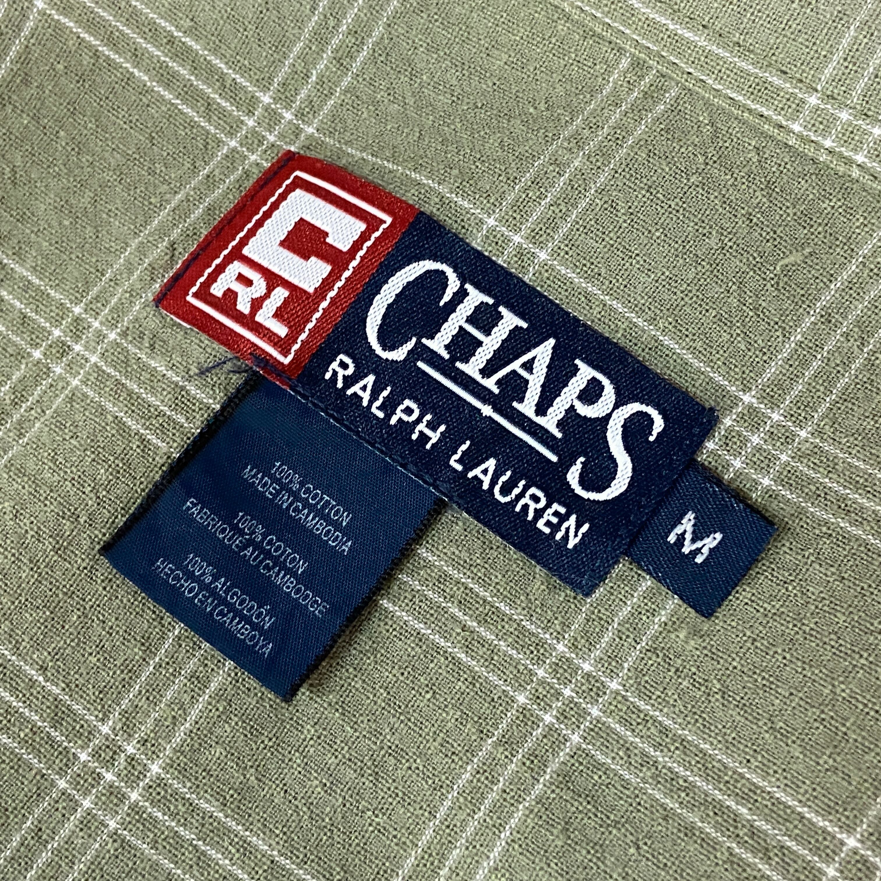 90年代 CHAPS Ralph Lauren チャップス ラルフローレン 半袖 チェック