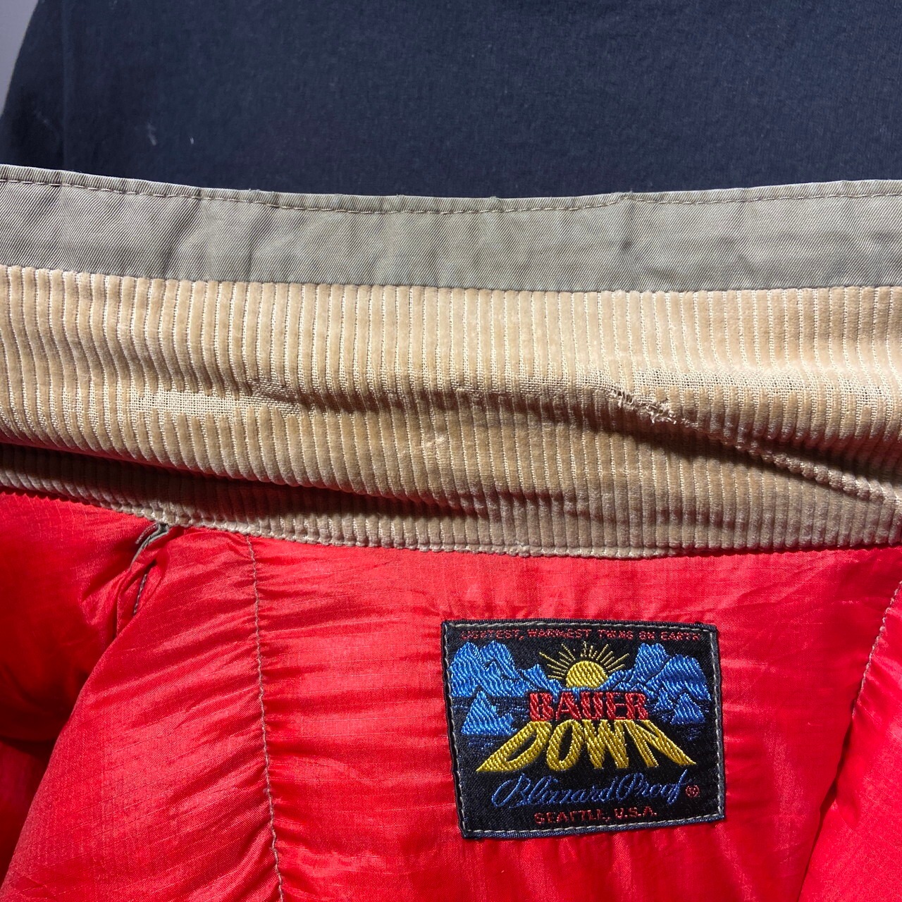 60年代 Eddie Bauer エディーバウアー 日の出タグ グースダウン 