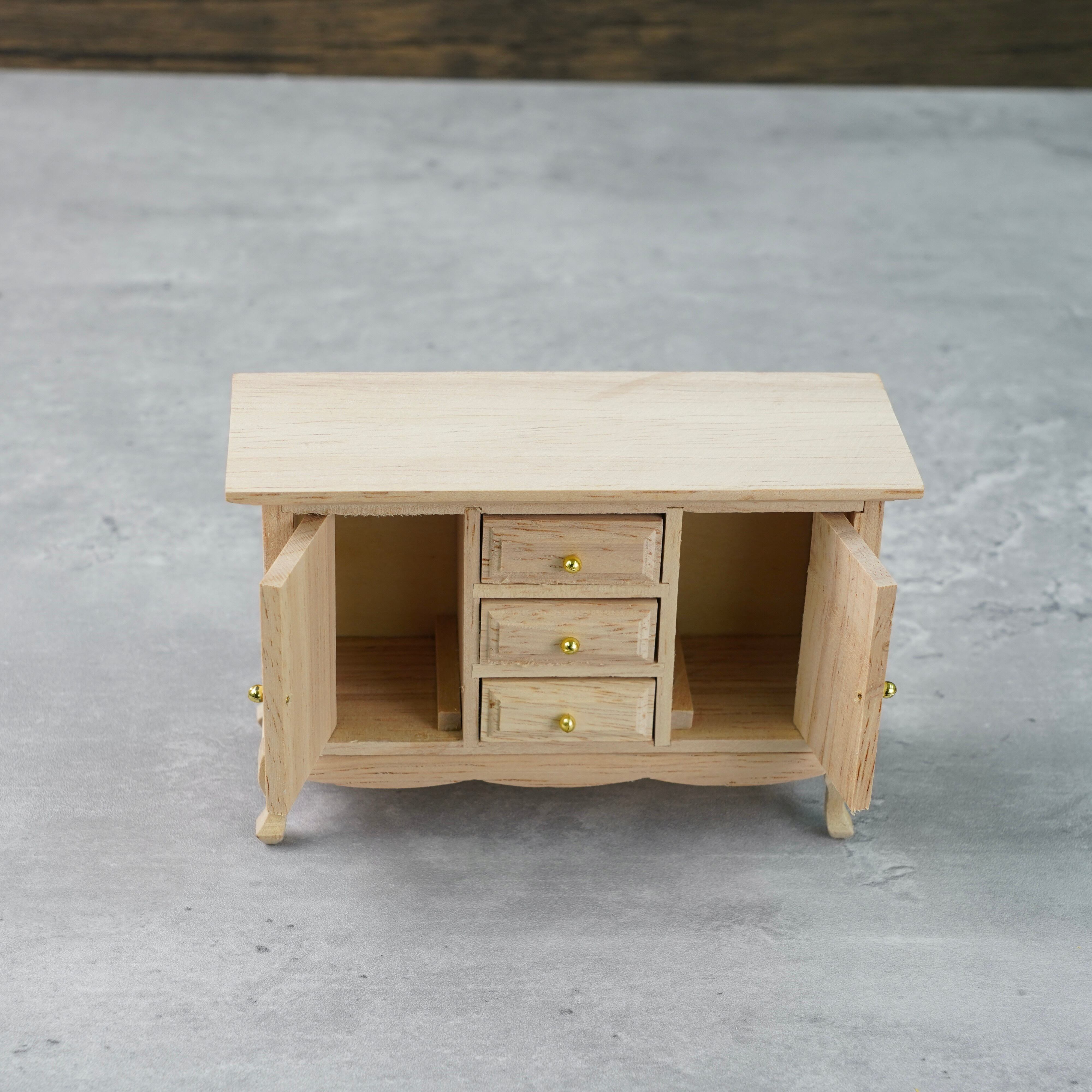020-30011　ミニチュア家具　cabinet&shelf　サイドボード5d | my favorite miniatures powered  by BASE
