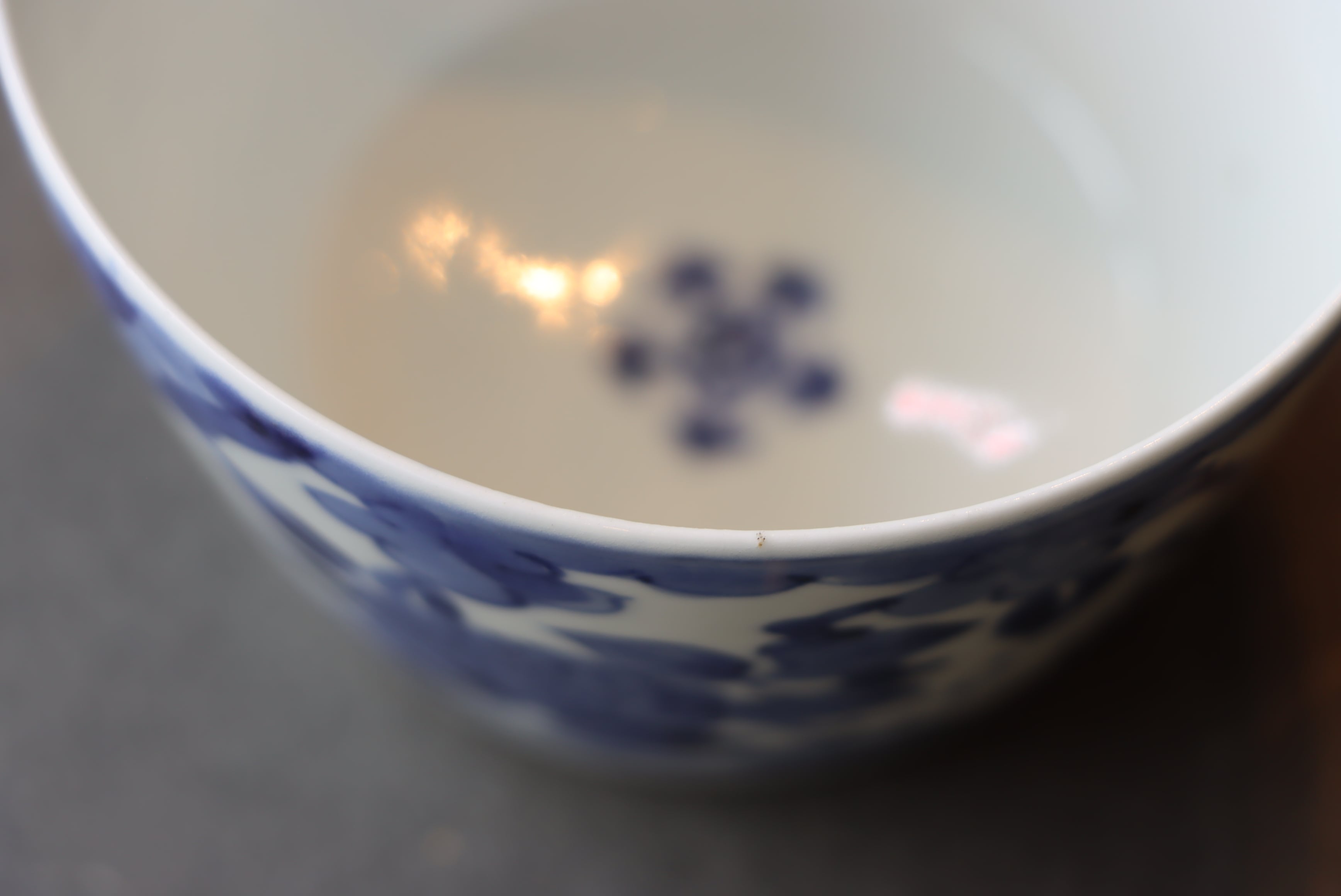 蕎麦猪口 向付 5客 色絵付 窯傷 花文様 金彩 明治 大正 B 幕末 明治 伊万里焼 色絵染付 湯呑 向付 蕎麦猪口 松竹梅 金彩 染付