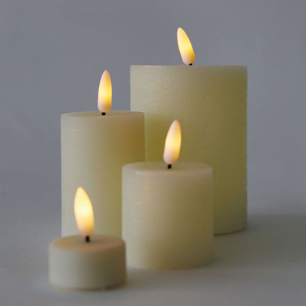 LED light cylinder candle (Msize)