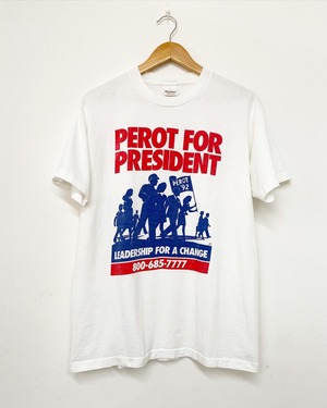 90sMurina Perot For President Print Tshirt/L