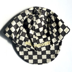 Cotton Baseball Cap【48-54cm】Checker