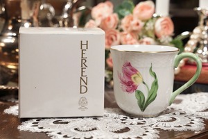 A【Herend】ヘレンド Bacony's Spring バコニース・スプリング マグカップ