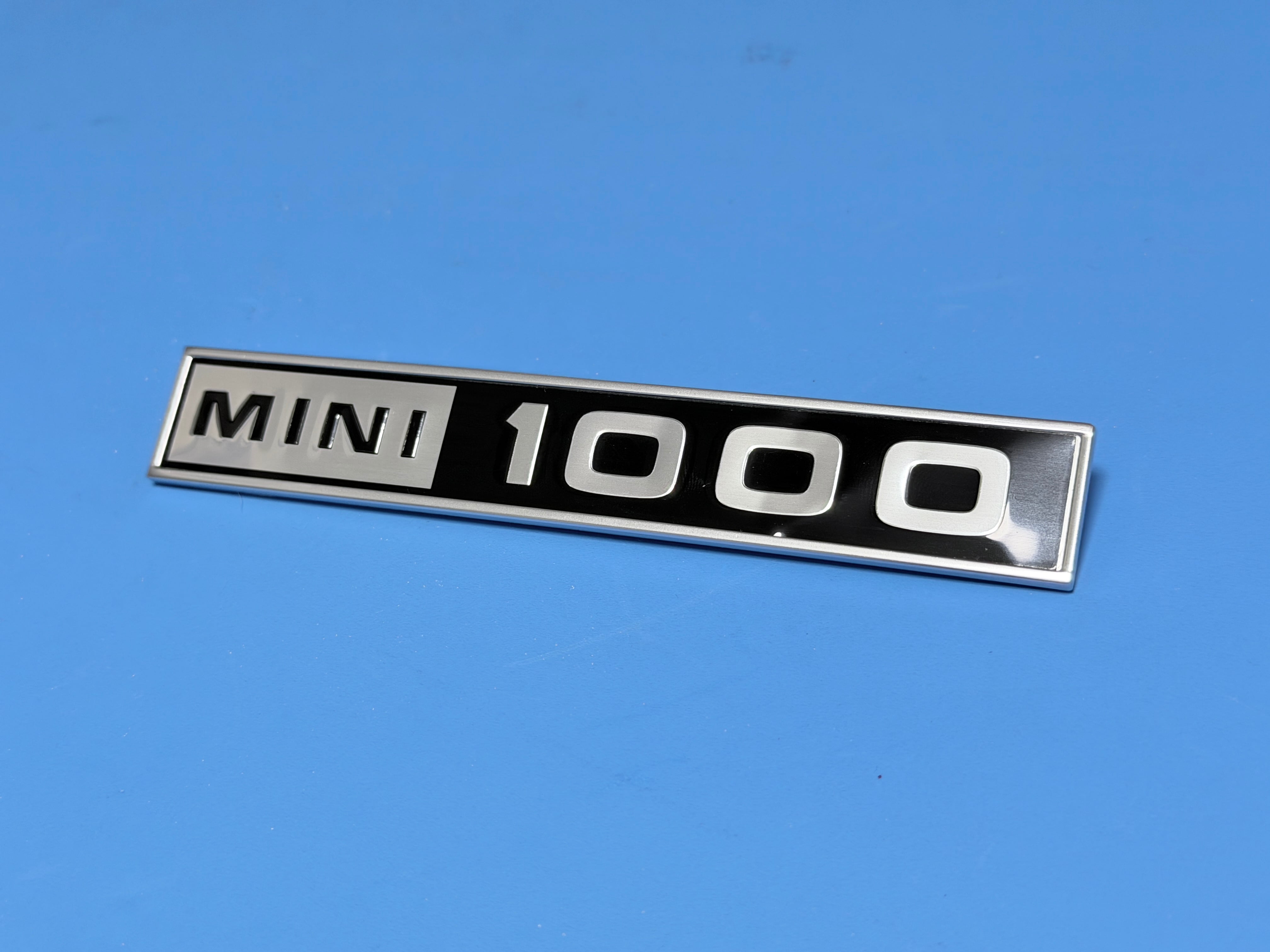 トランクバッジ MK-III on" MINI1000 " リプロダクション 日本製