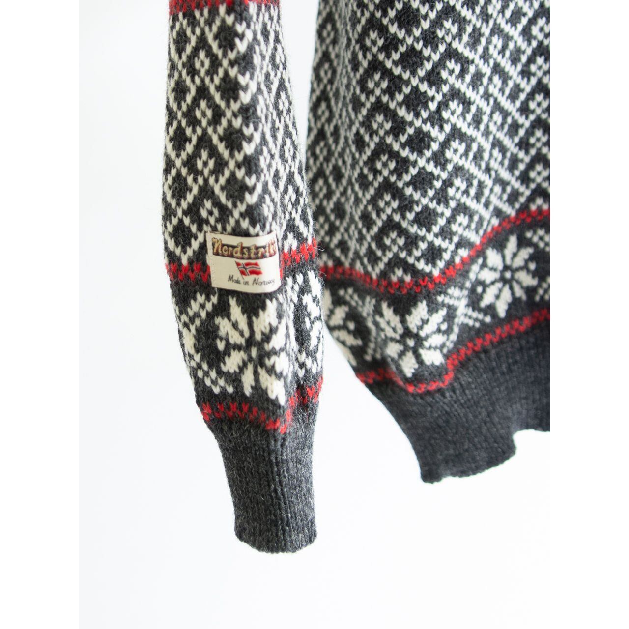 Nordstrikk Dead stock】Made in Norway 100% Wool Nordic Sweater 