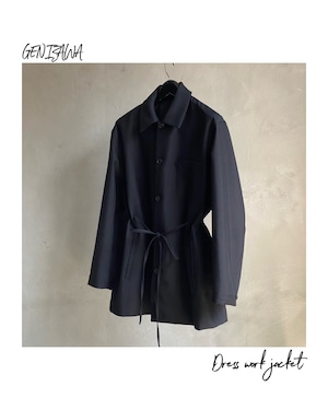 GEN IZAWA / Dress work jacket "black"