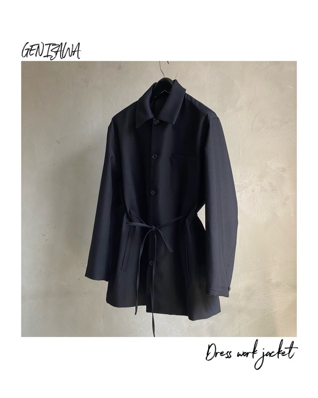 GEN IZAWA / Dress work jacket "black"