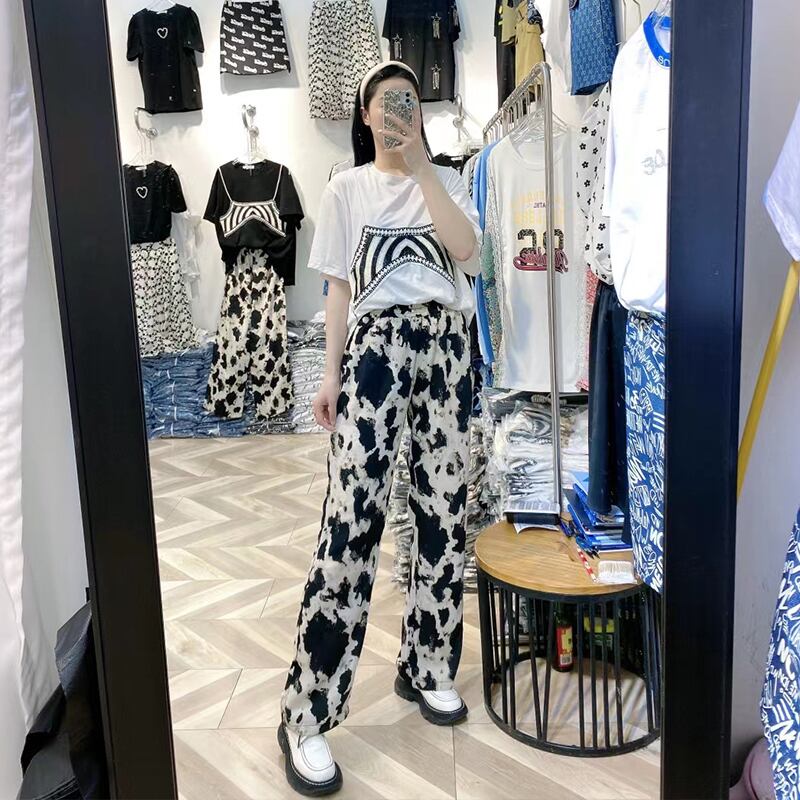 Tシャツ パンツ サマールーズトップス 大きめサイズ 夏物 ミックスインファッション92848938560