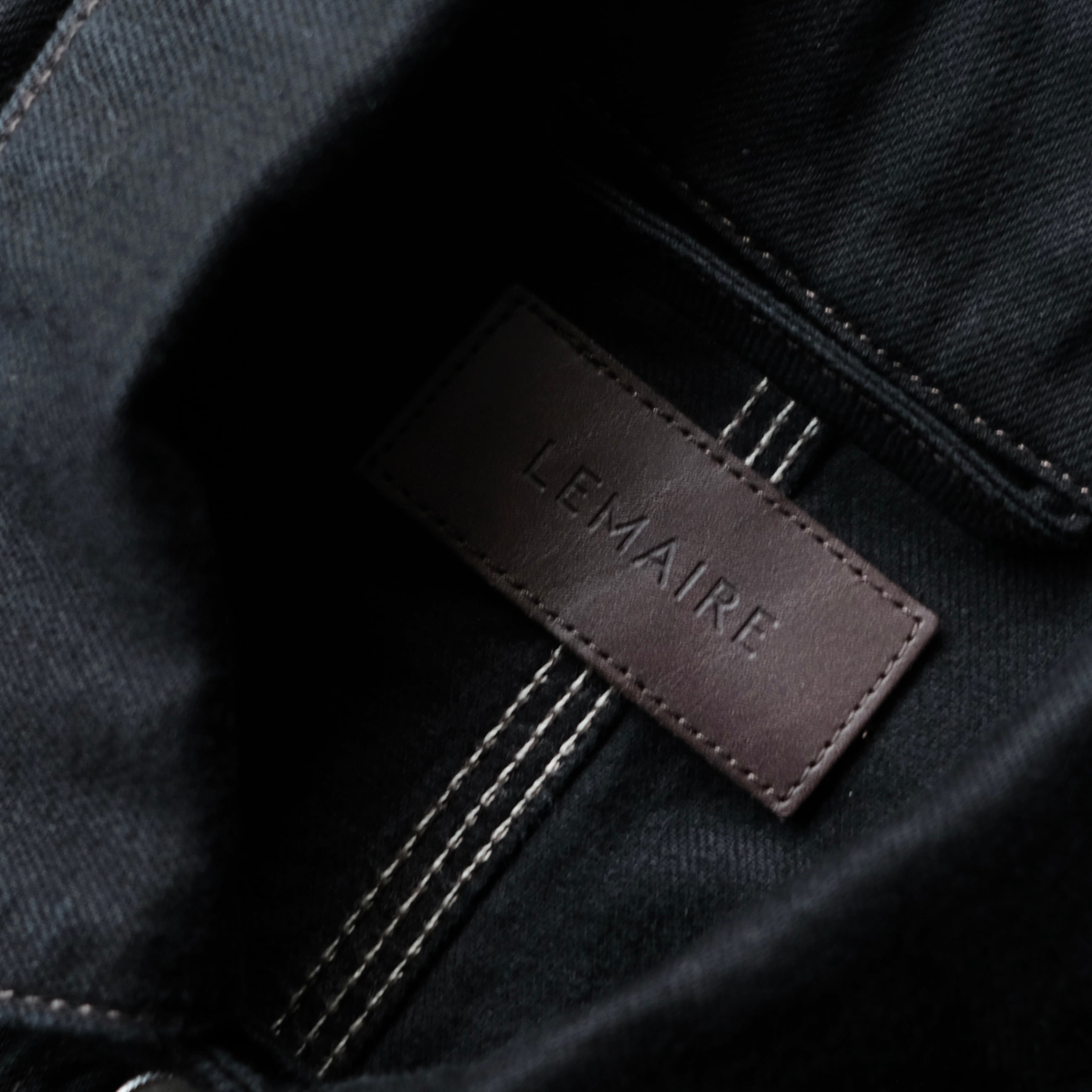 LEMAIRE 25AW BLACK DENIM WORK JACKET | safarionline