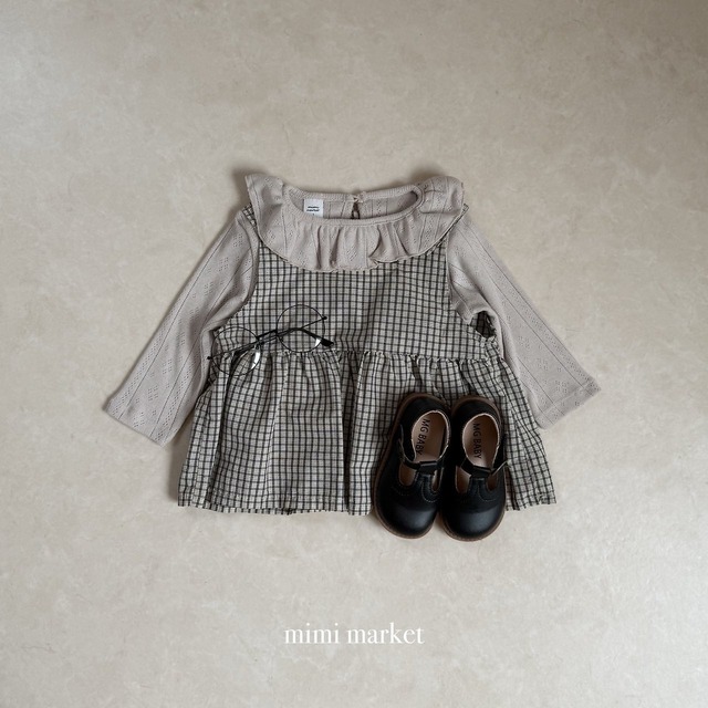 ⭐︎即納⭐︎[ mimimarket ] rona check dress
