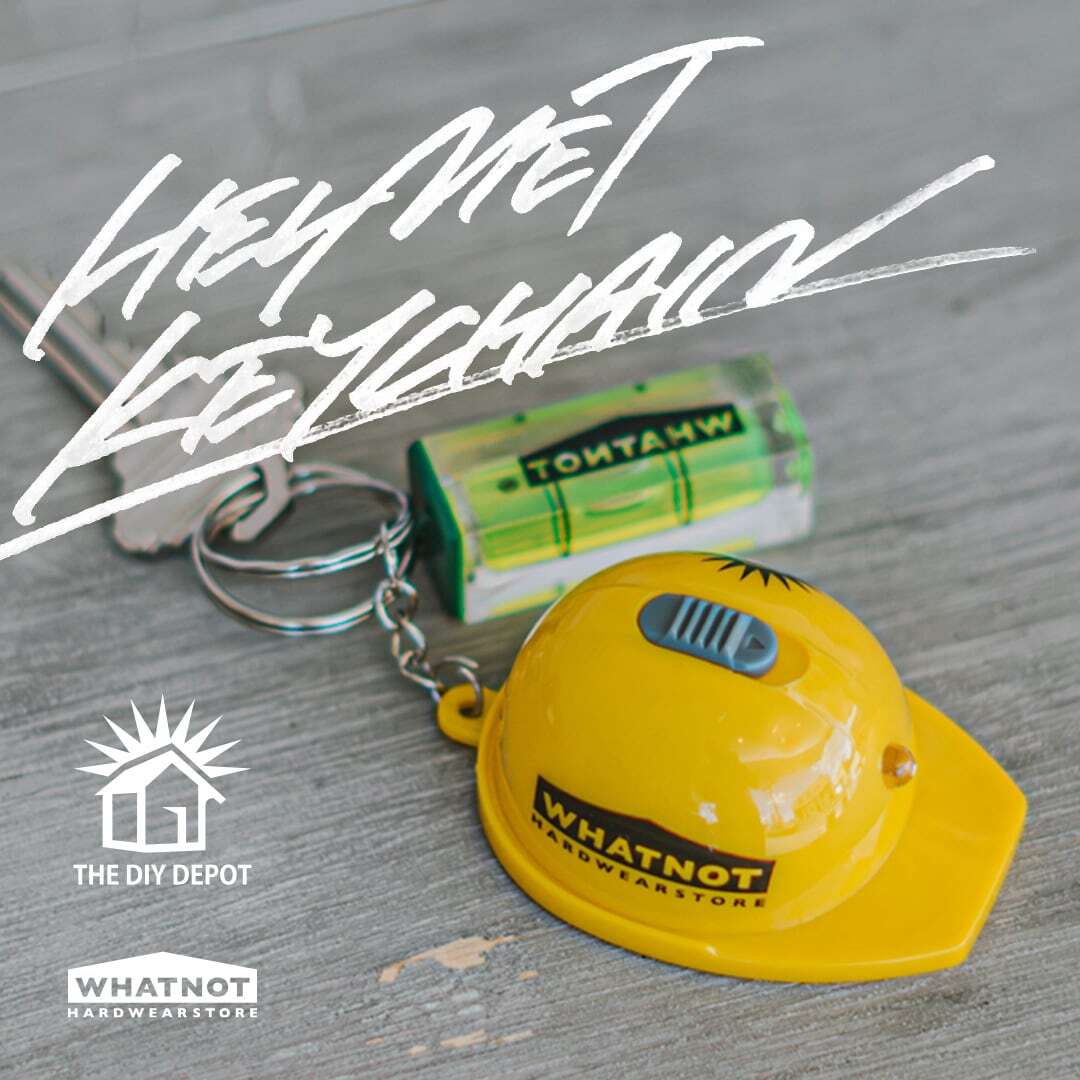 WHATNOT×THE DIY DEPOT／ヘルメットキーホルダー｜HELMET KEYCHAIN