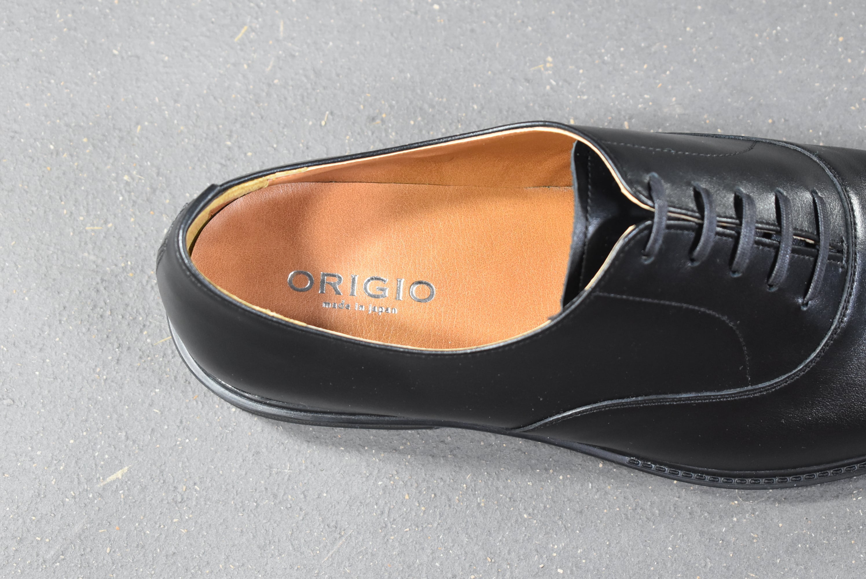 Cap toe【ORG-1000 BLK】 | ORIGIO OFFICIAL SHOP