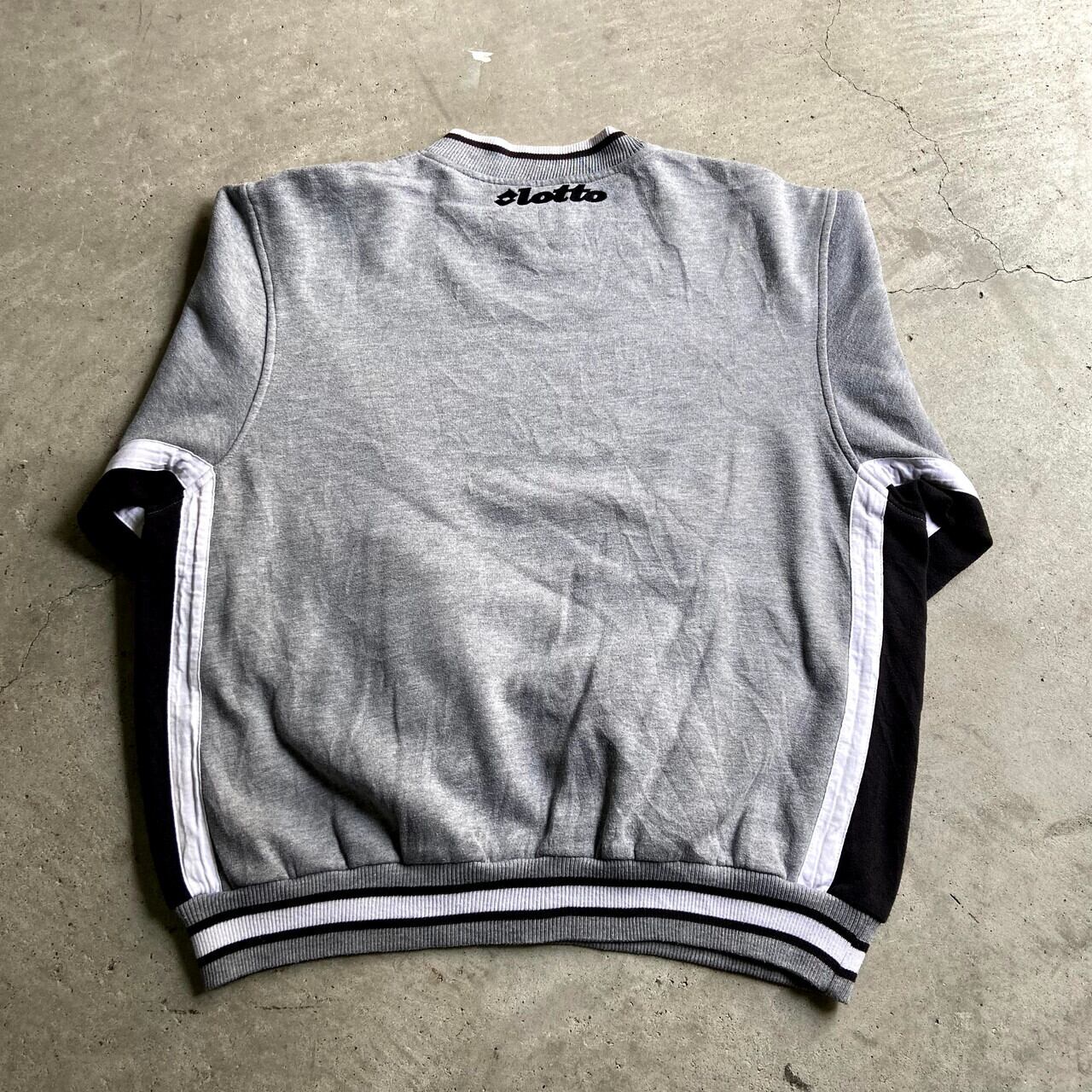 90年代 LOTTO ロゴ刺繍 calcio italia スウェット メンズL 古着 90s