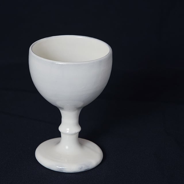 鈴木環 Kan Suzuki ゴブレット 白