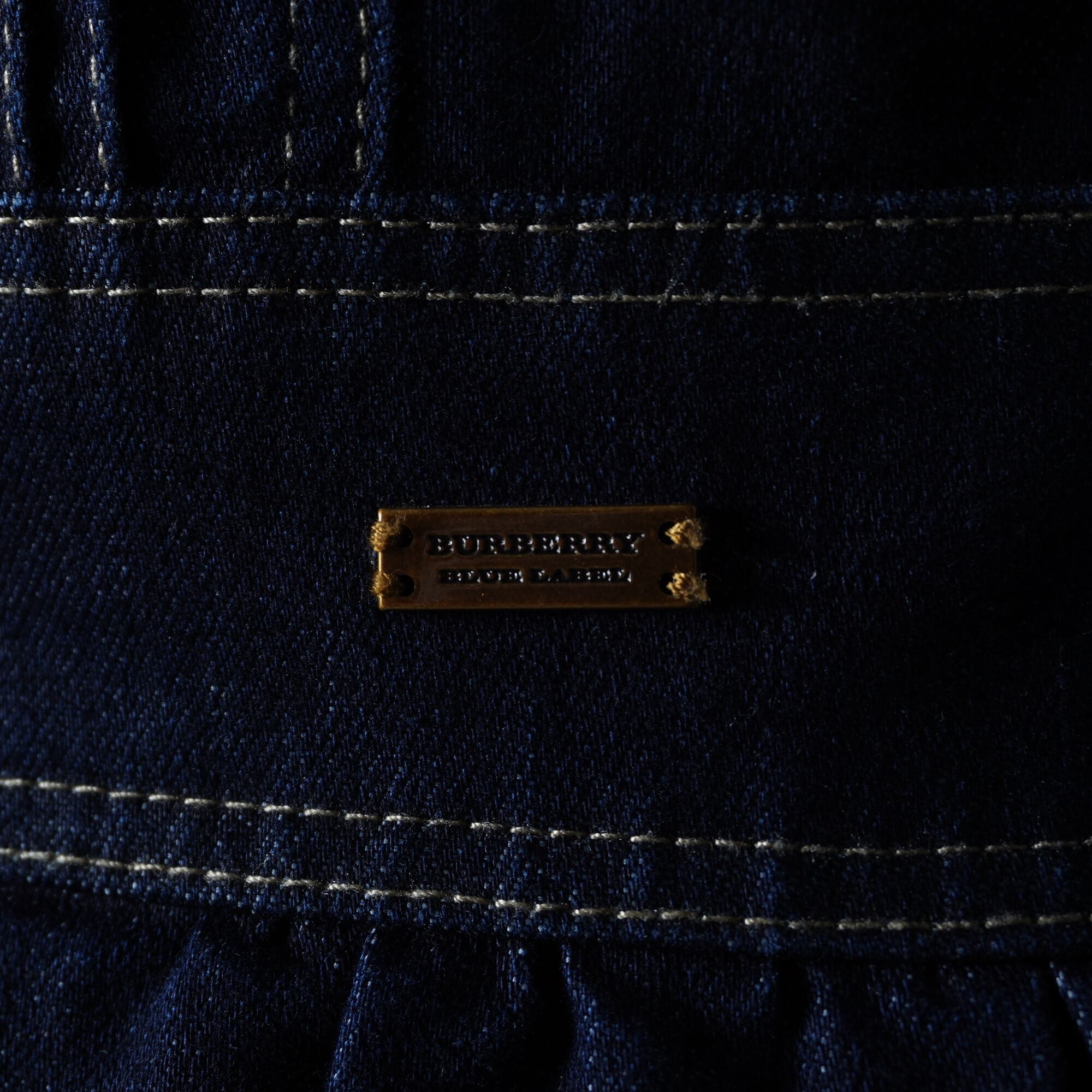BURBERRY】バーバリー ブルーレーベル フリルデザイン デニム