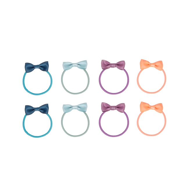 «sold out» MIMI&LULA  Fireworks martha bow ponies サテンリボンヘアゴム8個セット