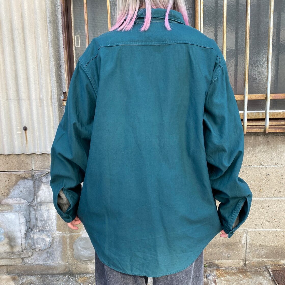 60年代 Sears MOUNTAIN CLOTH コットン ワークシャツ メンズL相当 古着 