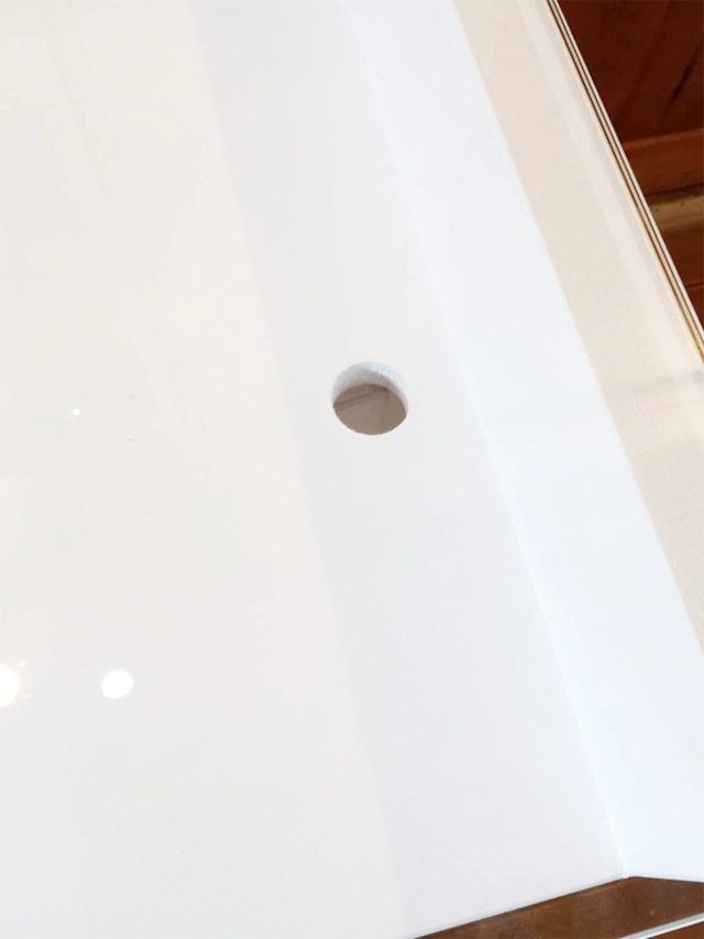 幅広ネイルテーブル大理石1800 大理石天板 かわいい引き出し付き (ネイルデスク・オーダーメイド家具) W1800×D450 かわいいドレッサー